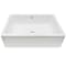 Novatto Rectangular White Porcelain Sink with Overflow NP-018131 - alternate 2